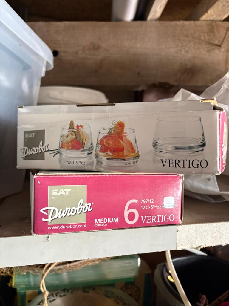 Durobor Vertigo Amuse Glazen - Set van 18, Nieuw, Ophalen of Verzenden, Overige merken, Glas