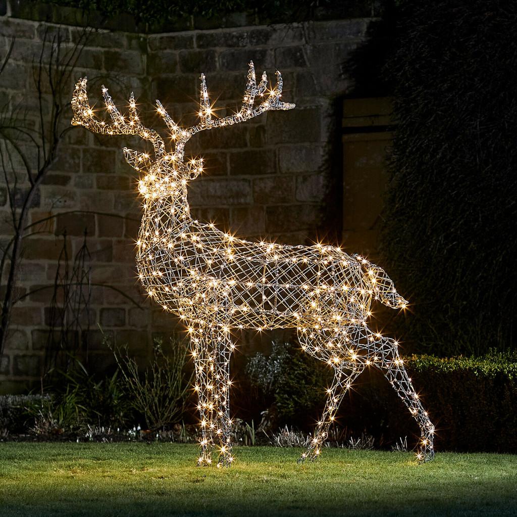XXL 3-D Led Rendier Reusachtig Rendier Met 400 Led's, Ophalen of Verzenden, Nieuw