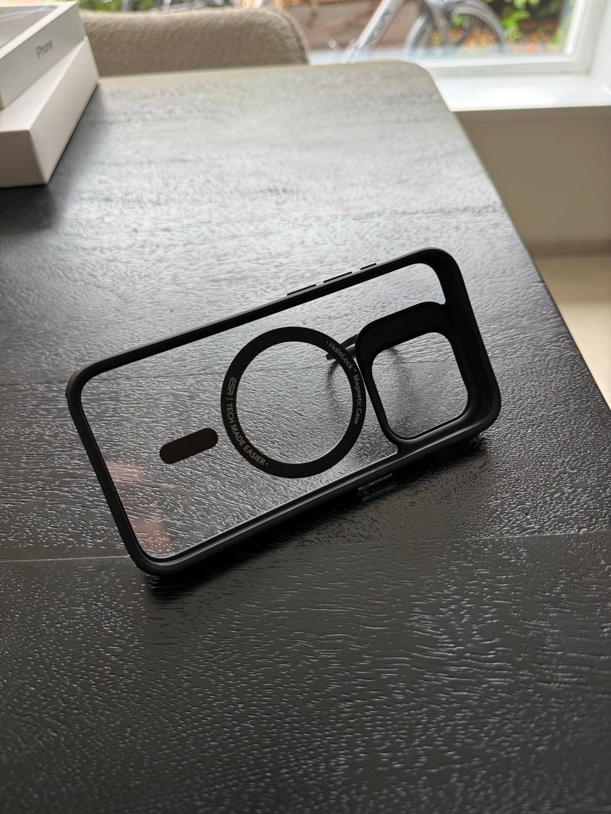 Transparant telefoonhoesje met MagSafe voor iPhone, Ophalen, Zo goed als nieuw, Bescherming