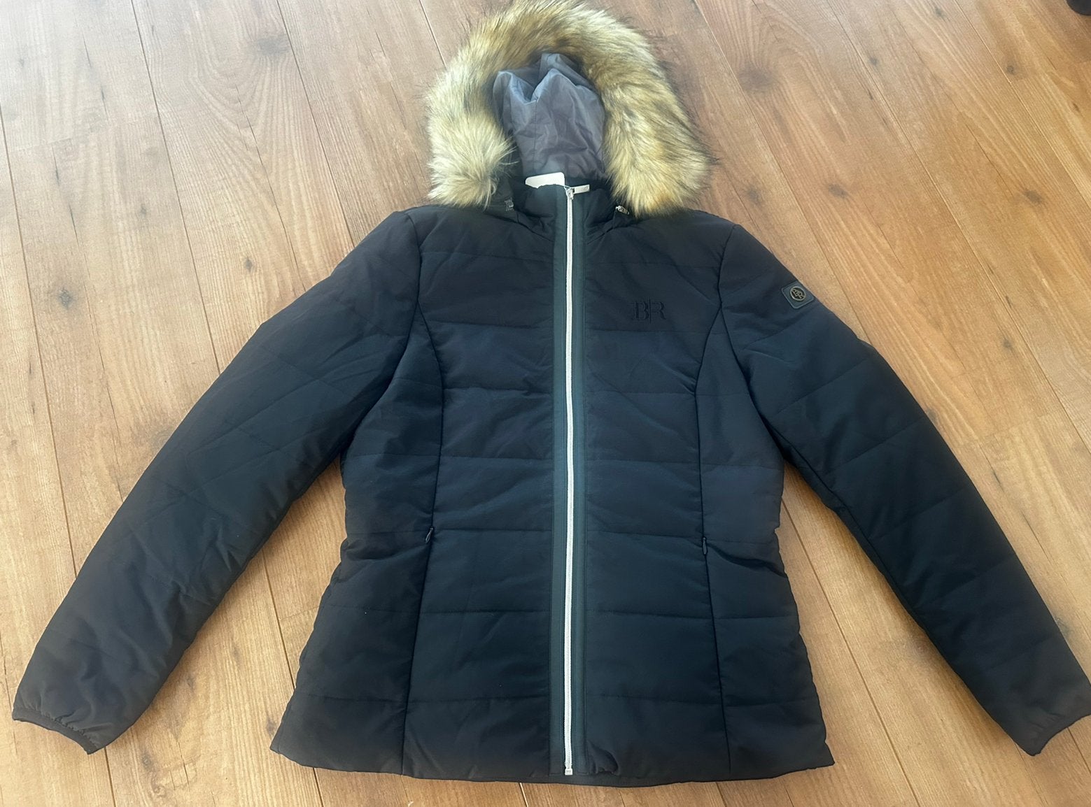 Nieuwe zwarte BR Bella winterjas maat 40, Ophalen of Verzenden, Nieuw, Bovenkleding