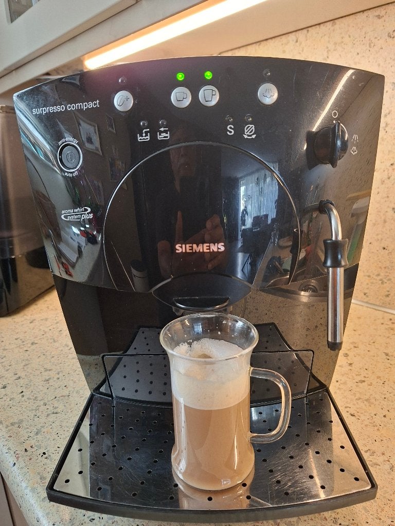 Siemens koffie apparaat, Witgoed en Apparatuur, Ophalen, Gebruikt, Espresso apparaat, 10 kopjes of meer
