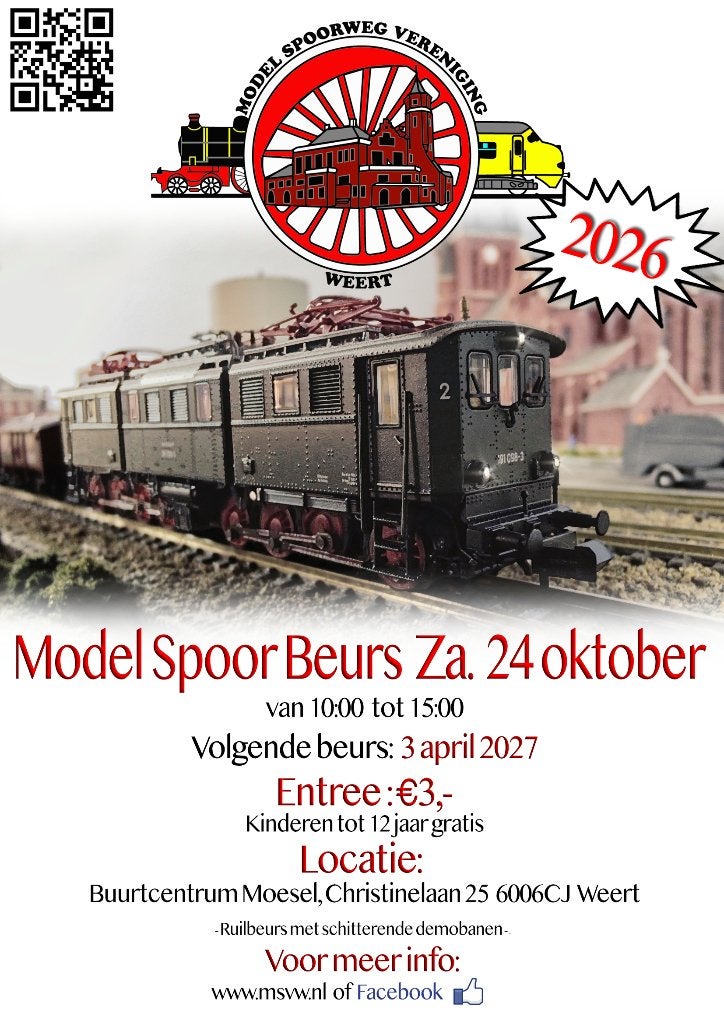 Modelspoorbeurs in Weert, Ophalen, Nieuw, Gelijkstroom of Wisselstroom, Overige merken