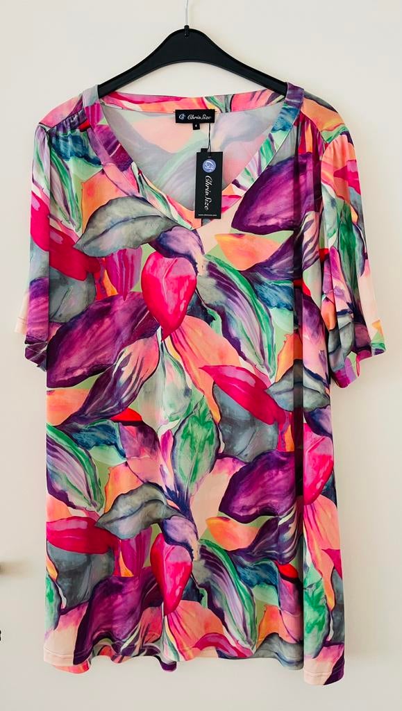 CHRIS SIZE PRACHTIGE NIEUWE SET MT 4 (54/56)!, Kleding | Dames, Grote Maten, Ophalen of Verzenden, Zo goed als nieuw, Roze, Broek of Spijkerbroek