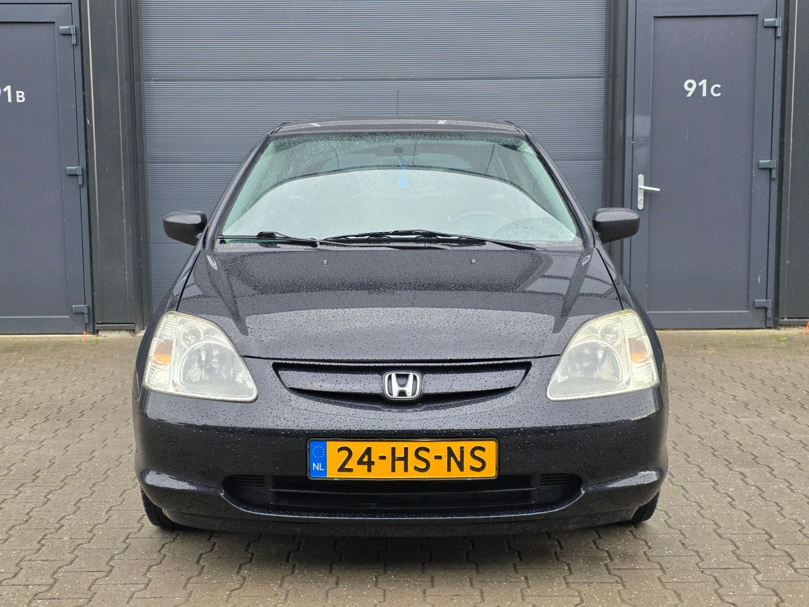 Honda Civic 1.4 I S 5DR 2001 Zwart, Auto's, Honda, Voorwielaandrijving, Stof, 4 cilinders, Zwart