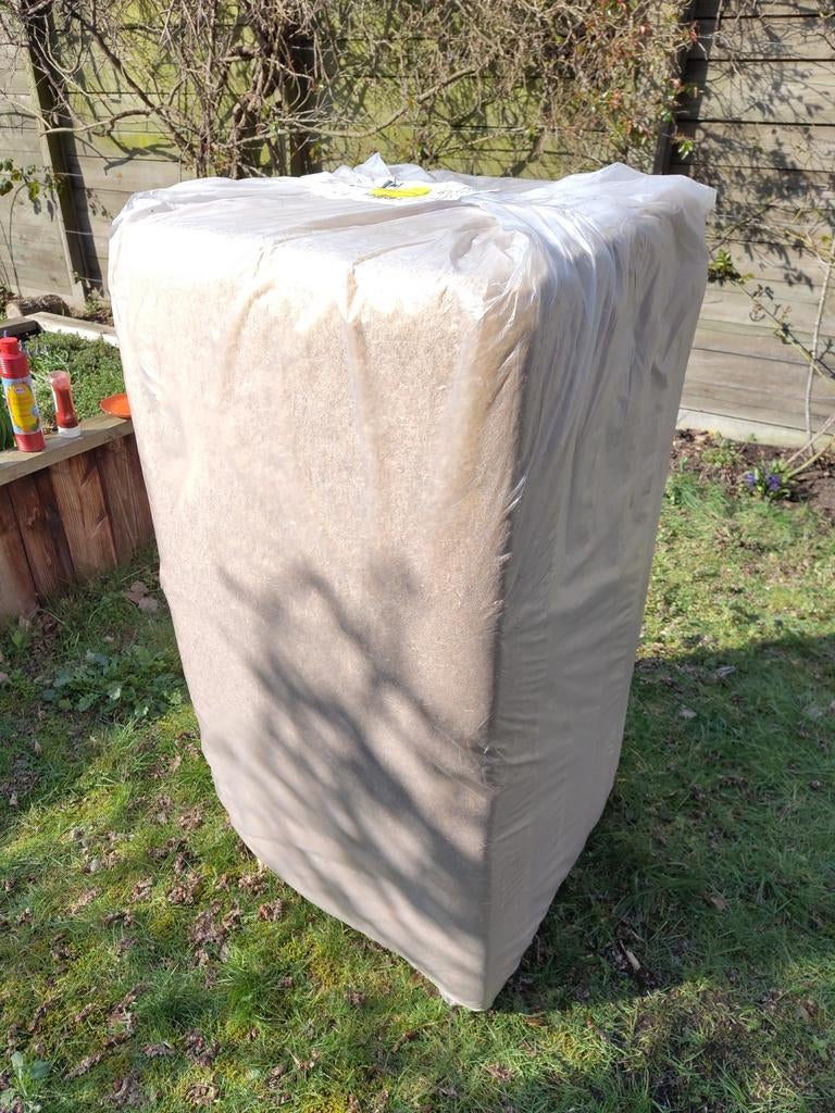 Hennep/Jute Isolatieplaat 120mm dik, 580x1200mm, Overige materialen, 12 cm of meer, Nieuw, Ophalen