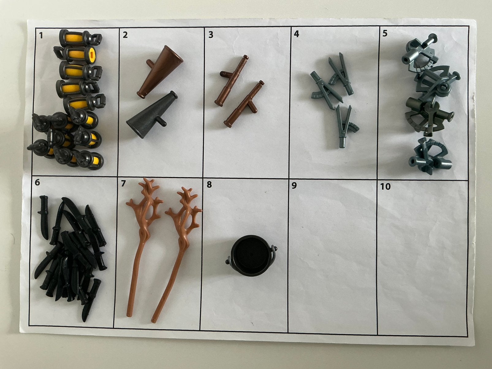 Playmobil diverse onderdelen piraat/fee/etc., Ophalen of Verzenden, Gebruikt, Losse onderdelen