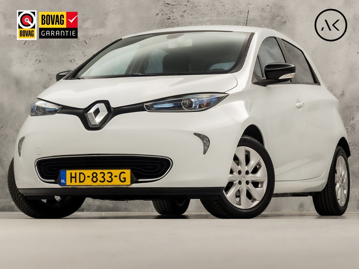 Renault ZOE Q210 Zen Quickcharge 22 kWh (ex Accu) Automaat (, Auto's, Renault, 12 maanden, Stof, Zwart, Wit