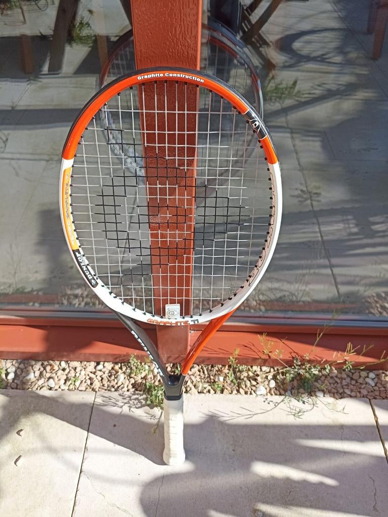 Dunlop Tempo Graphite TI Tennisracket, Sport en Fitness, Tennis, Gebruikt, Racket, Dunlop, Ophalen