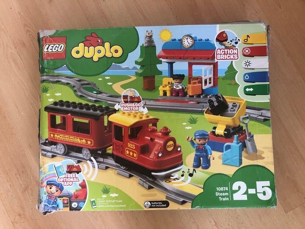 LEGO DUPLO Stoomtrein, Bestuurbare Speelgoed Trein met Licht, Kinderen en Baby's, Speelgoed | Duplo en Lego, Ophalen, Gebruikt