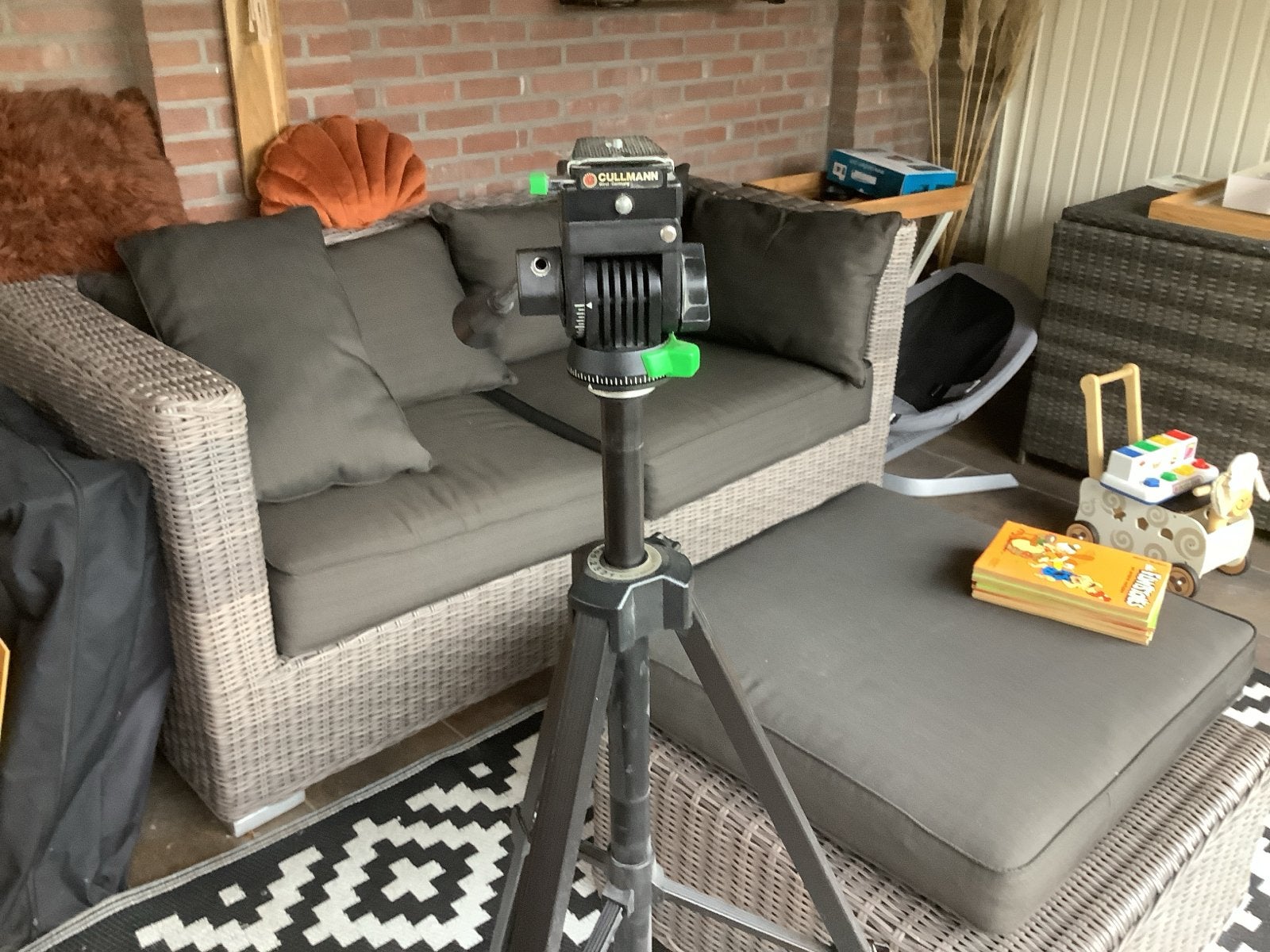 Cullmann camerastatief met balhoofd, Cullmann, Gebruikt, 150 tot 175 cm, Met balhoofd