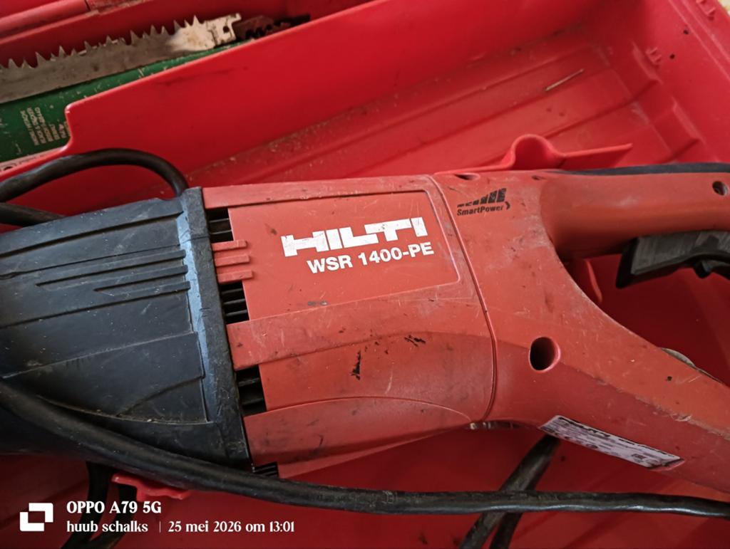 Hilti reciprozaag machine  type WSR 1400-PE alleen ophalen g, Ophalen, Overige typen