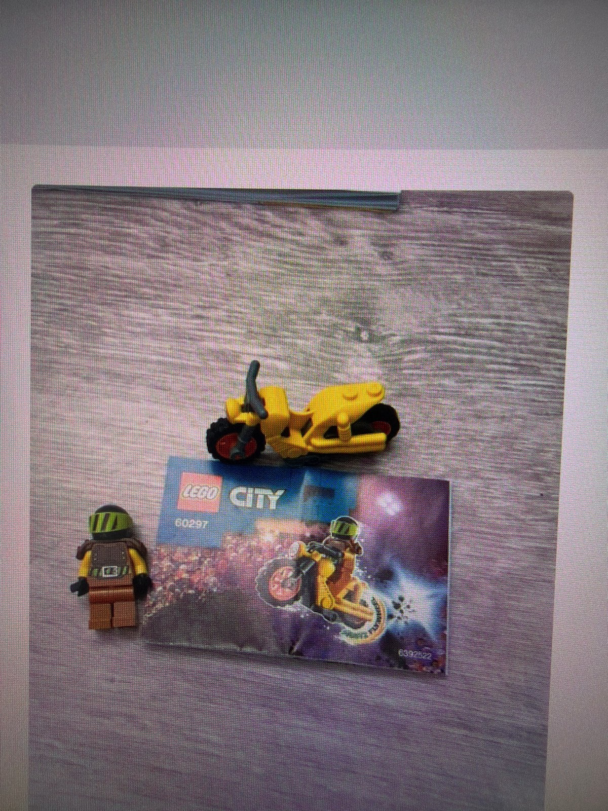 Lego City Stuntz Motorfiets met Stuntrijder 60297, City, Lego, Ophalen of Verzenden, Zo goed als nieuw