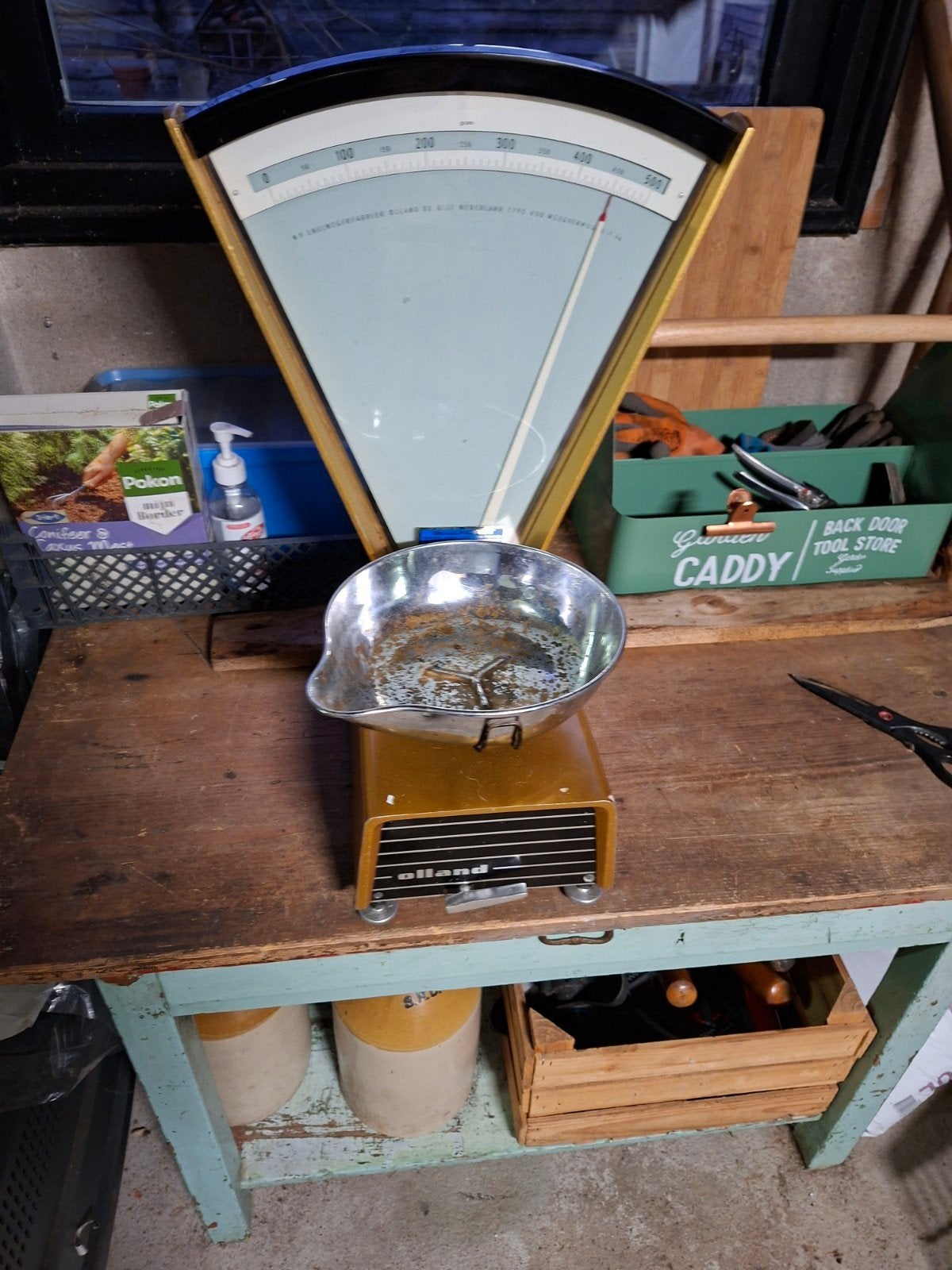 Vintage Olland Keukenweegschaal - Decoratie, Ophalen of Verzenden