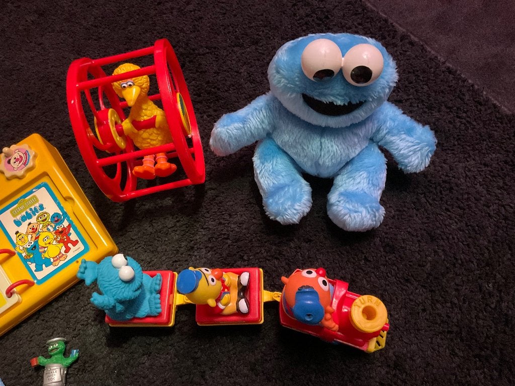 Verzameling SESAMSTRAAT spullen (12 stuks), Ophalen, Zo goed als nieuw