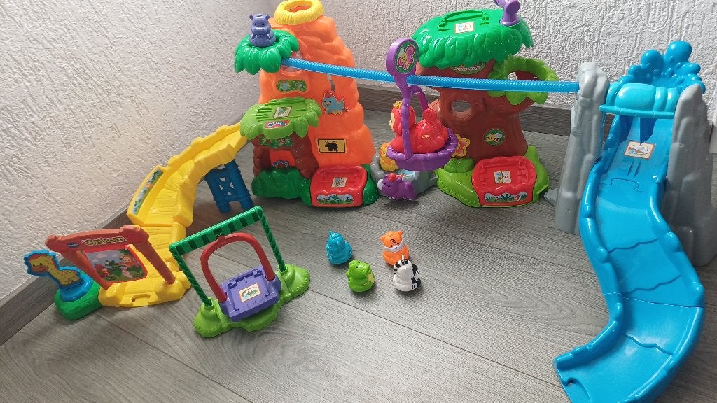 Vtech zoef zoef avonturenjungle, Kinderen en Baby's, Speelgoed | Vtech, Ophalen of Verzenden, Zo goed als nieuw, 6 maanden tot 2 jaar