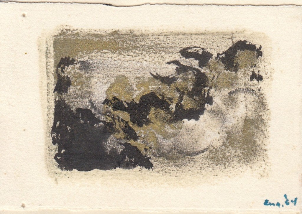 Abstracte compositie 1964, Verzenden, Tekening