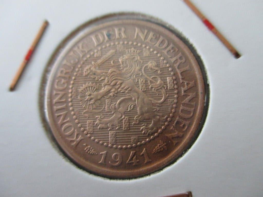 2 1/2 cent 1941, Ophalen of Verzenden, Koningin Wilhelmina, Overige waardes, Losse munt