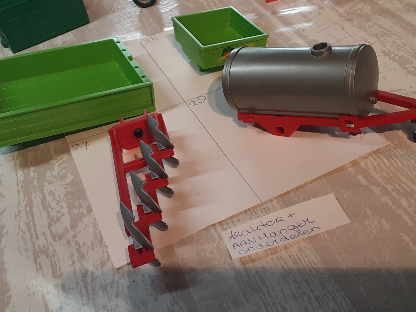 onderdelen traktor en aanhanger, Losse onderdelen, Voertuig, Ophalen of Verzenden, Zo goed als nieuw