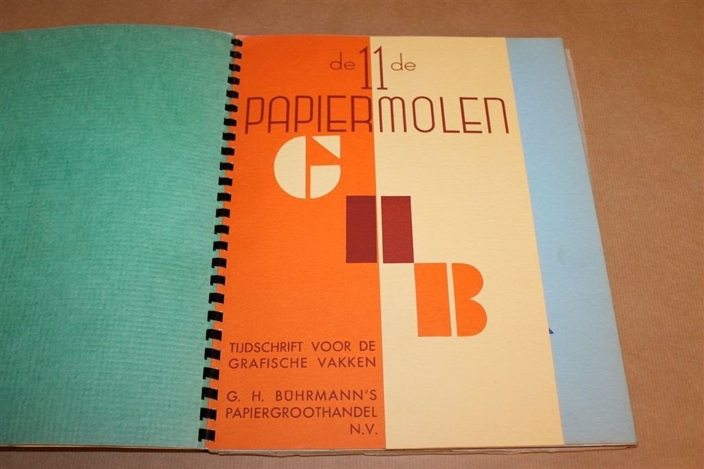 De 11de Papiermolen 1940 — Zeldzaam Grafisch Tijdschrift, Ophalen of Verzenden, Gelezen