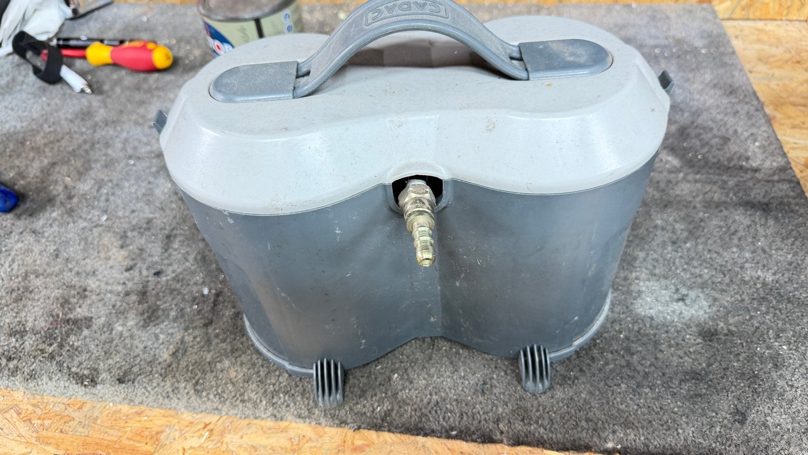 CADAC Gasfleshouder voor camping of thuis, Ophalen, Gebruikt