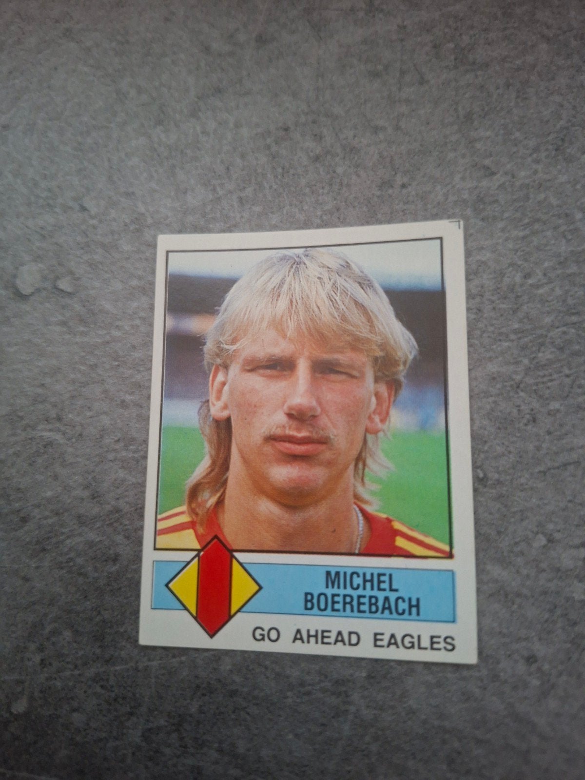 Panini sticker Voetbal 87. Michael Boerebach Go Ahead Eagles, Ophalen of Verzenden, Zo goed als nieuw, Sticker