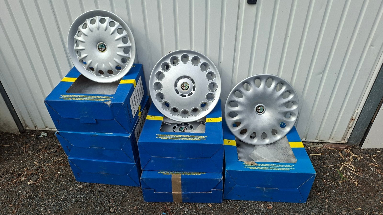 Alfa Romeo wieldoppen - 14/15/16 inch, Ophalen of Verzenden, Nieuw