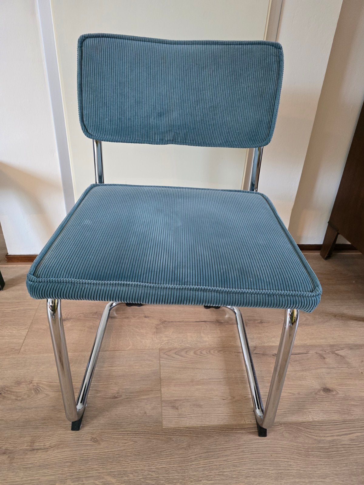 2 x BUISFRAME STOEL BLAUW, Huis en Inrichting, Ophalen, Gebruikt, Blauw, Eén
