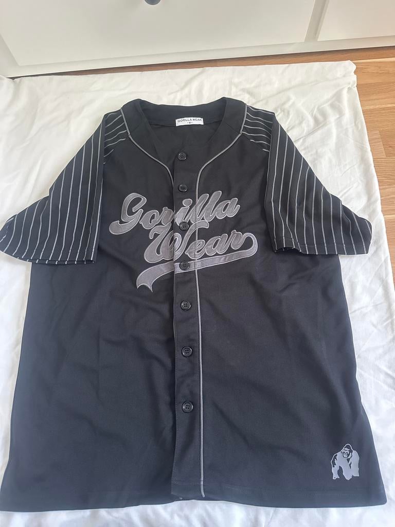 Gorilla Wear Baseball Shirt Zwart Maat M, Ophalen of Verzenden, Zo goed als nieuw