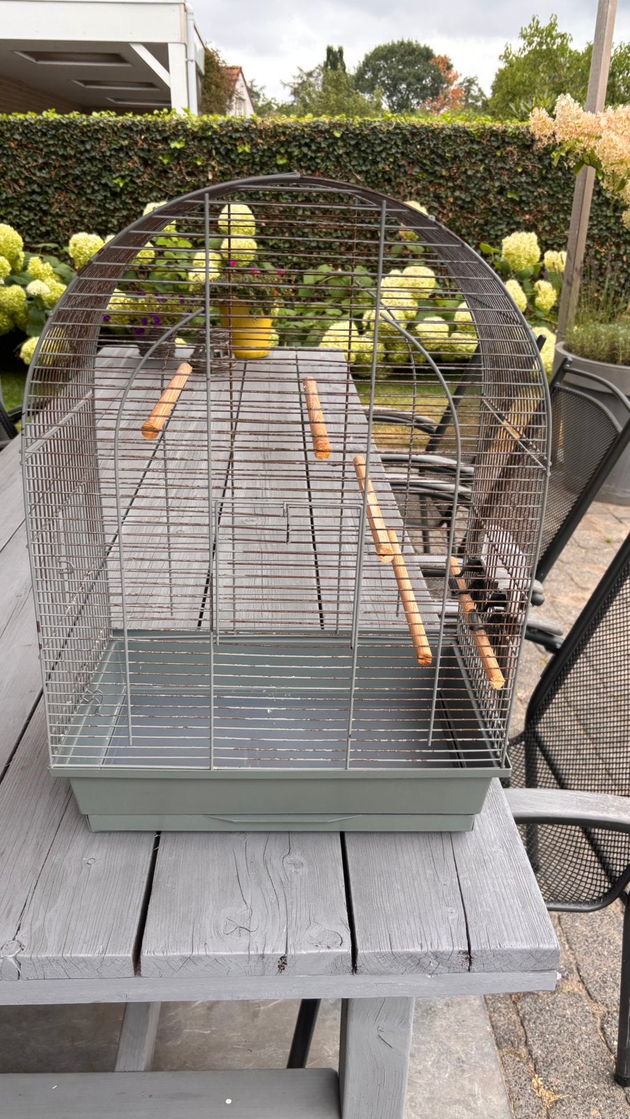 Vogelkooi, Dieren en Toebehoren, Vogels | Hokken en Kooien, Ophalen, Zo goed als nieuw, Metaal, Vogelkooi