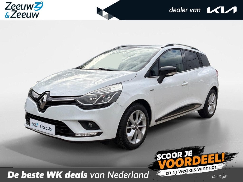 Renault Clio Estate 0.9 TCe Limited | Navigatie | Airco | Cr, Auto's, Renault, Bedrijf, Te koop, Clio, ABS, Airbags, Airconditioning