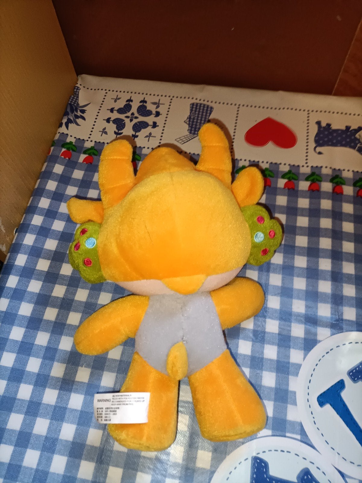 Beijing 2008 Olympische spelen knuffel mascotte, Ophalen of Verzenden, Zo goed als nieuw, Overige typen