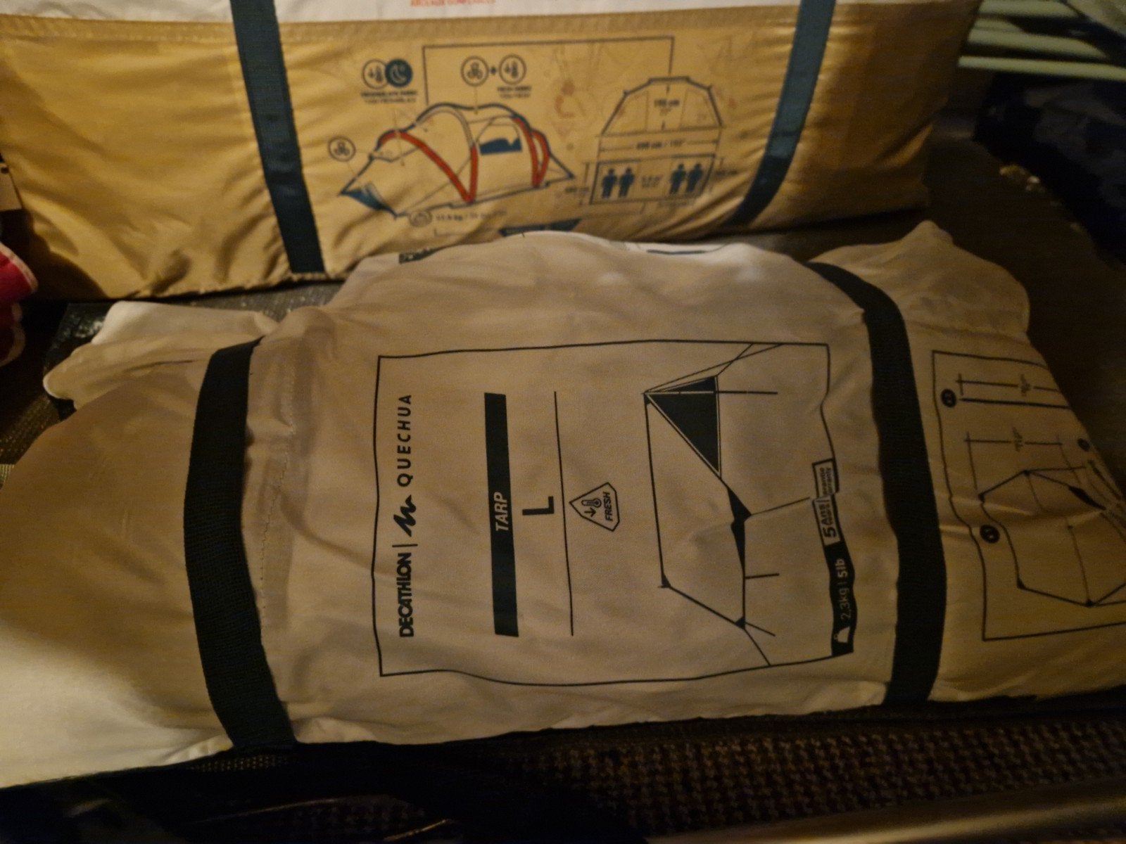 Quechua Tarp L - Decathlon, Ophalen, Zo goed als nieuw
