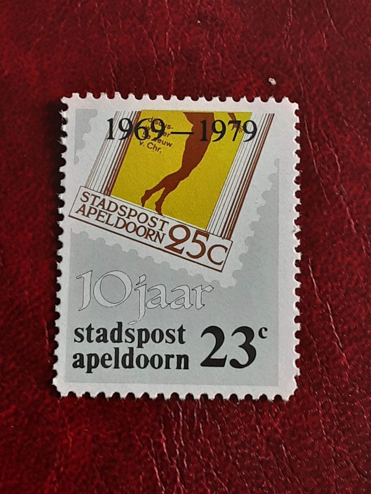 Stadspost Apeldoorn.  10 Jaar Stadspost Apeldoorn 23ct ( pf), Postzegels en Munten, Ophalen of Verzenden