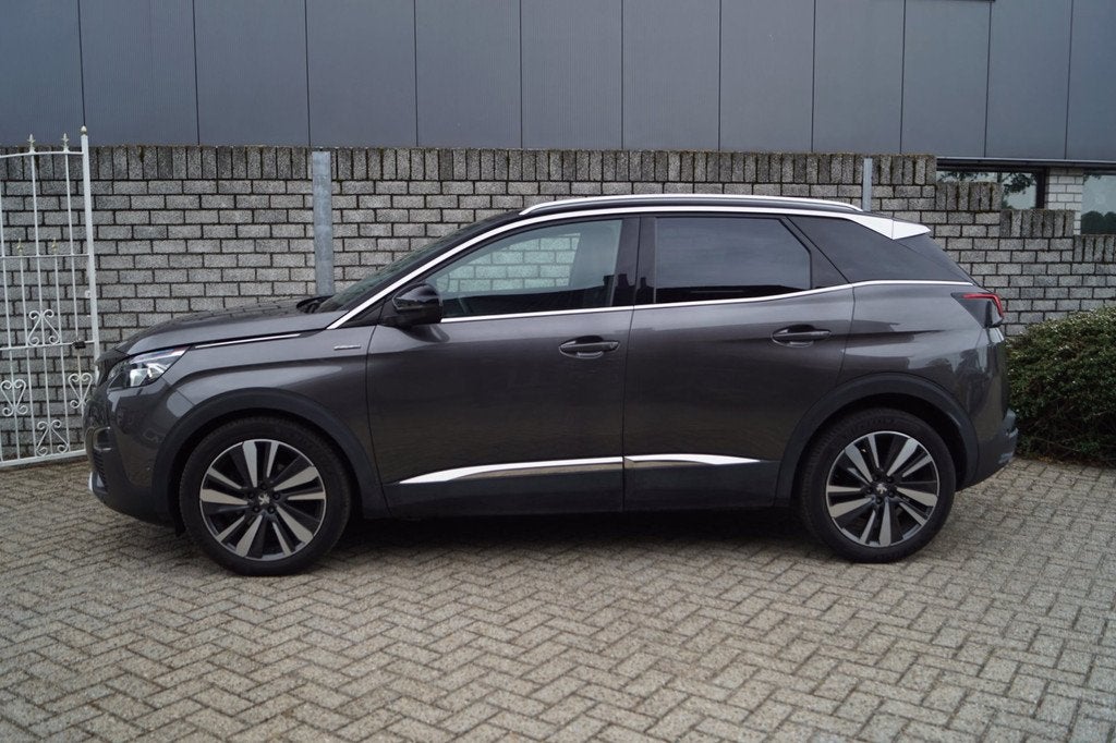 Peugeot 3008 1.2 PureTech GT Line Autom Navi Camera Clima Ad, Gebruikt, 1199 cc, Leder en Stof, Adaptive Cruise Control