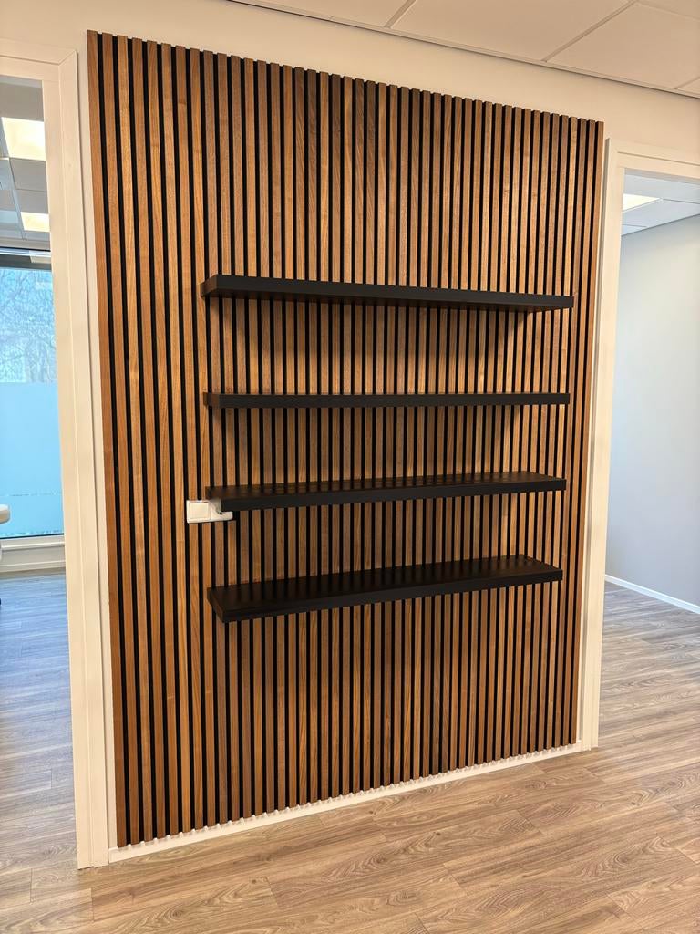 Woodupp Akoestische Wandpanelen - Walnoot, Hout, Nieuw, Bruin, Wandbord of Wandpaneel