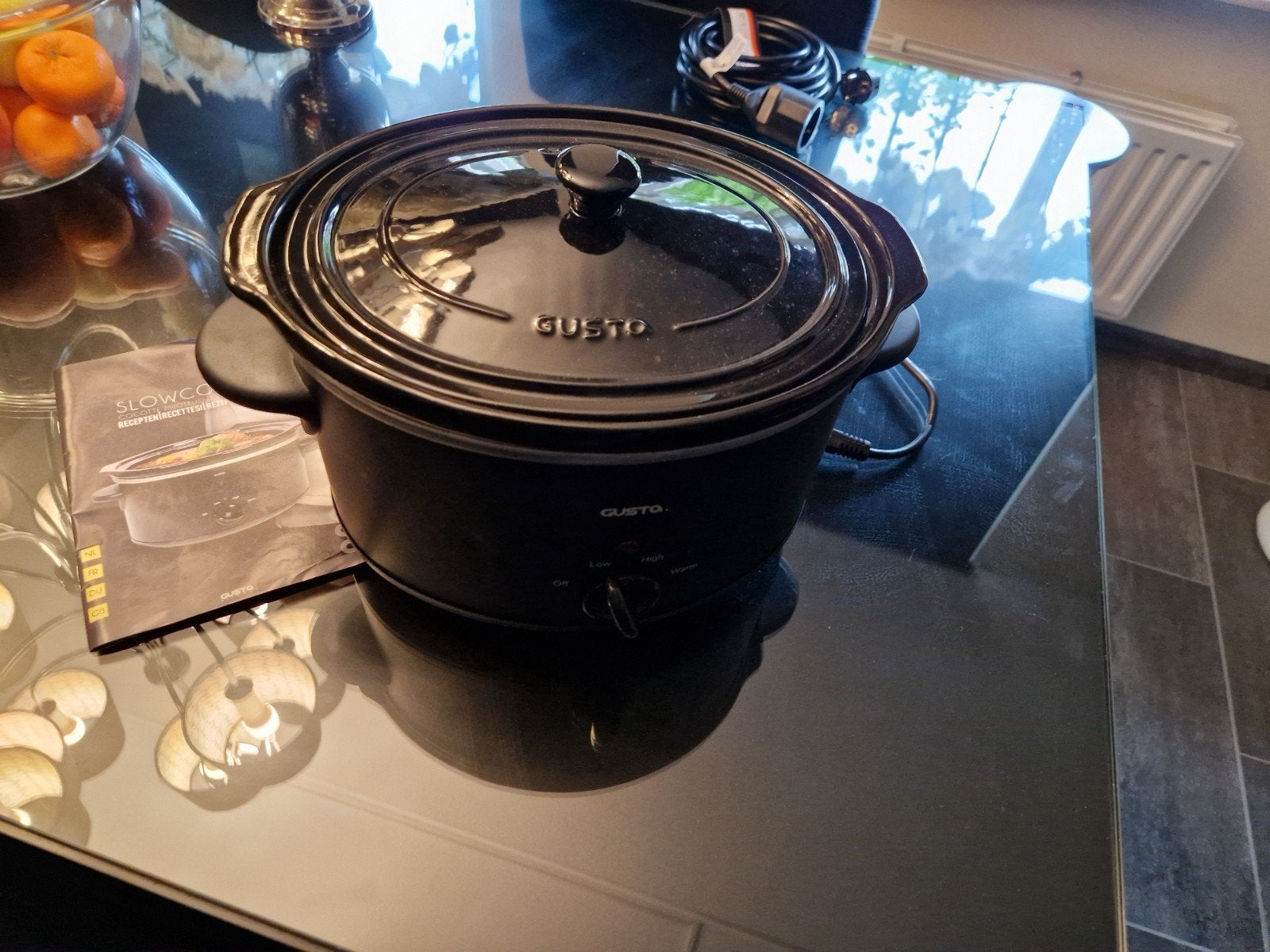 Gusta slowcooker Nieuw met warmhoud functie., Ophalen of Verzenden, Nieuw, Overige materialen
