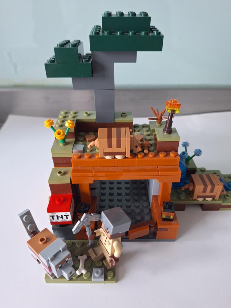 Lego minecraft 21269 de gordeldieren bij de Mijn., Ophalen of Verzenden, Lego, Minecraft