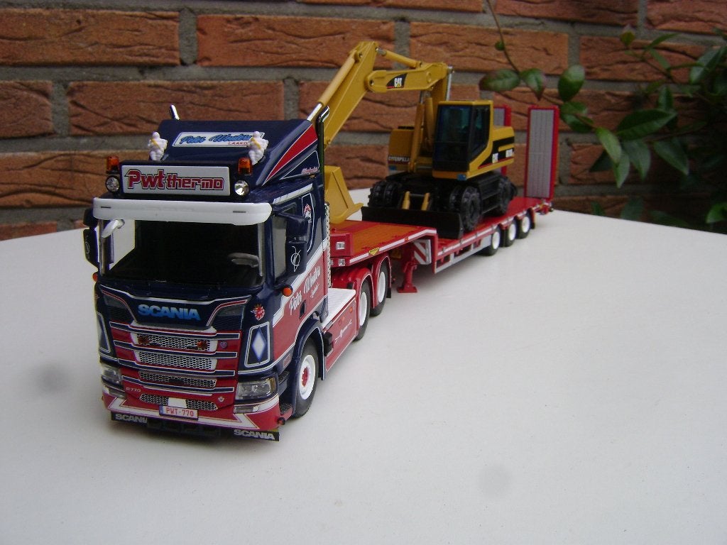 WSI Scania met Diepladder Peter Wouters, Ophalen of Verzenden, Nieuw, Bus of Vrachtwagen, Wsi