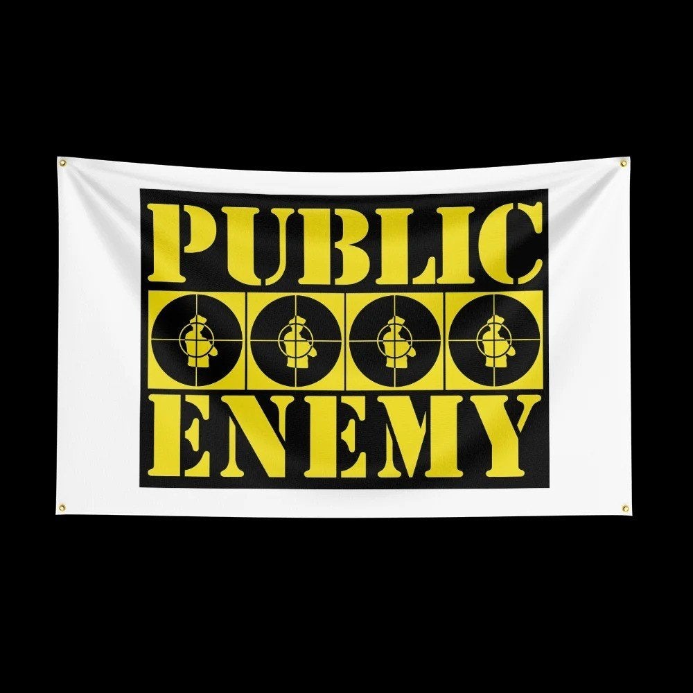 Grote vlaggen Public Enemy (150x90cm)