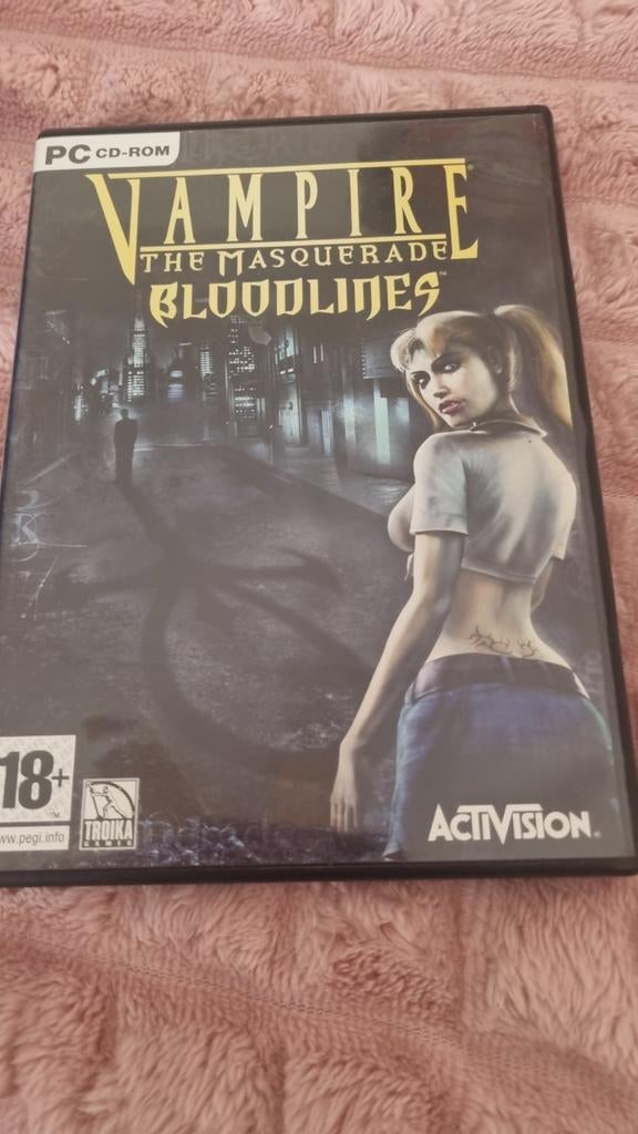 Vampire The Masquerade Bloodlines PC CD-ROM, 1 speler, Verzenden, Zo goed als nieuw, Vanaf 18 jaar