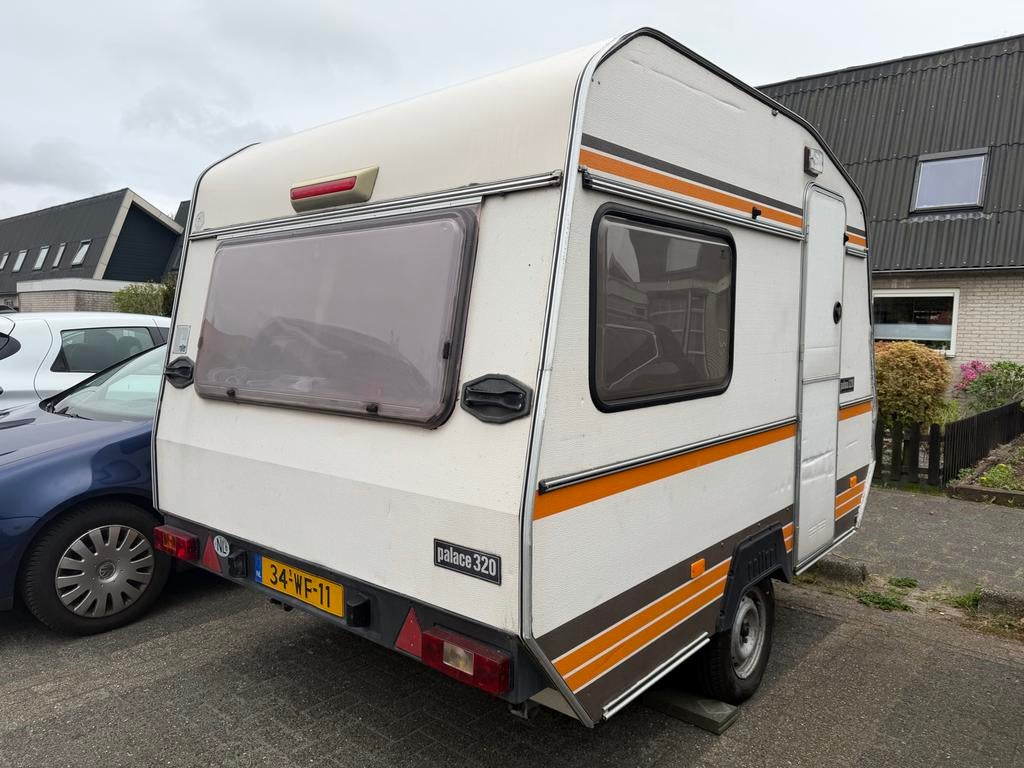Retro Roller Palace 320 Caravan - Opgefrist en Waterdicht, Caravans en Kamperen, Caravans, Tot en met 3, Particulier, Schokbreker