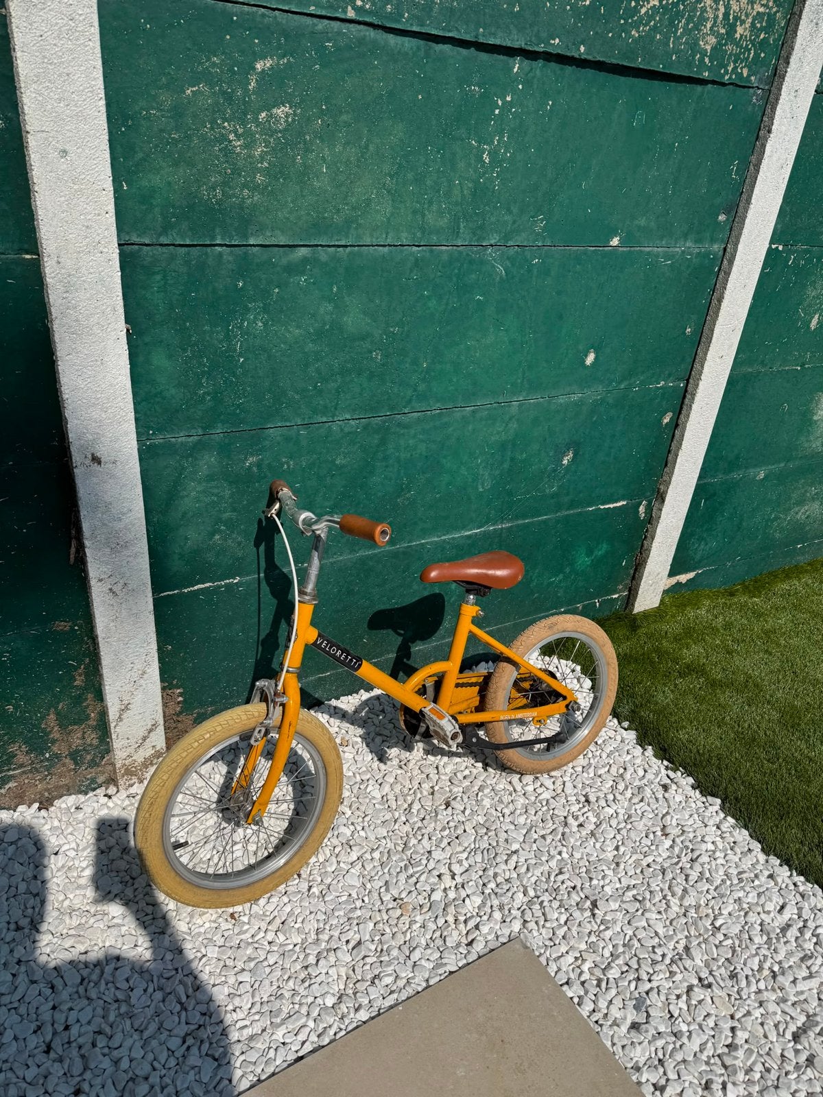 Veloretti Maxi kinderfiets - Geel, Ophalen, Gebruikt, Terugtraprem, 16 tot 20 inch