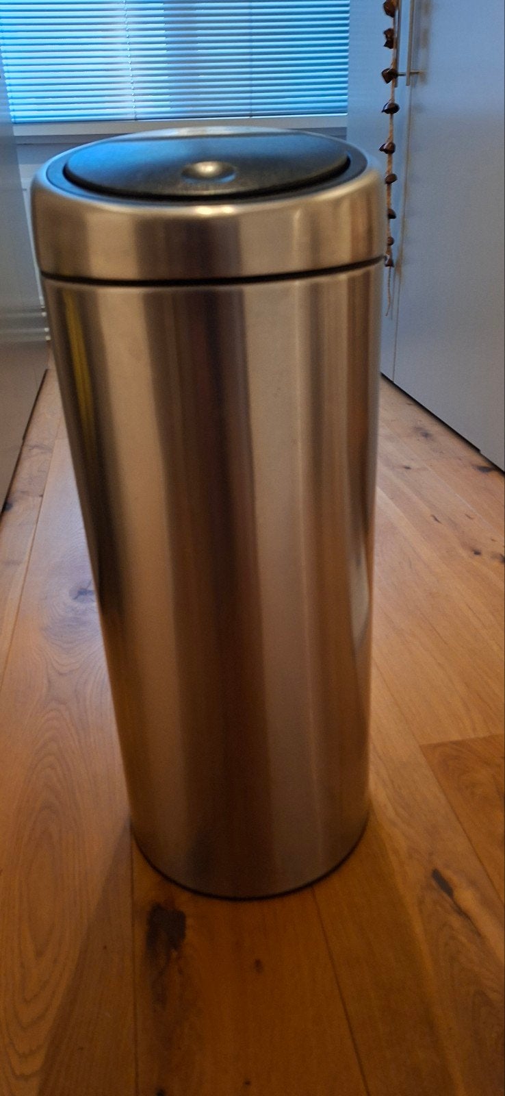 Brabantia Touch Bin Prullenbak RVS 30L, 20 tot 30 liter, Ophalen, Gebruikt, Rvs