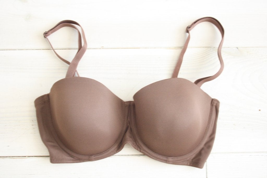 Bruine strapless Hema BH maat 75C, Kleding | Dames, Ondergoed en Lingerie, Hema, Verzenden, Bruin, BH