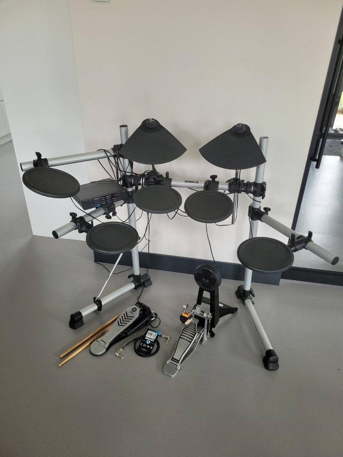 Yamaha dt Xplorer elektronisch drumstel, Muziek en Instrumenten, Ophalen, Gebruikt, Roland, Elektronisch