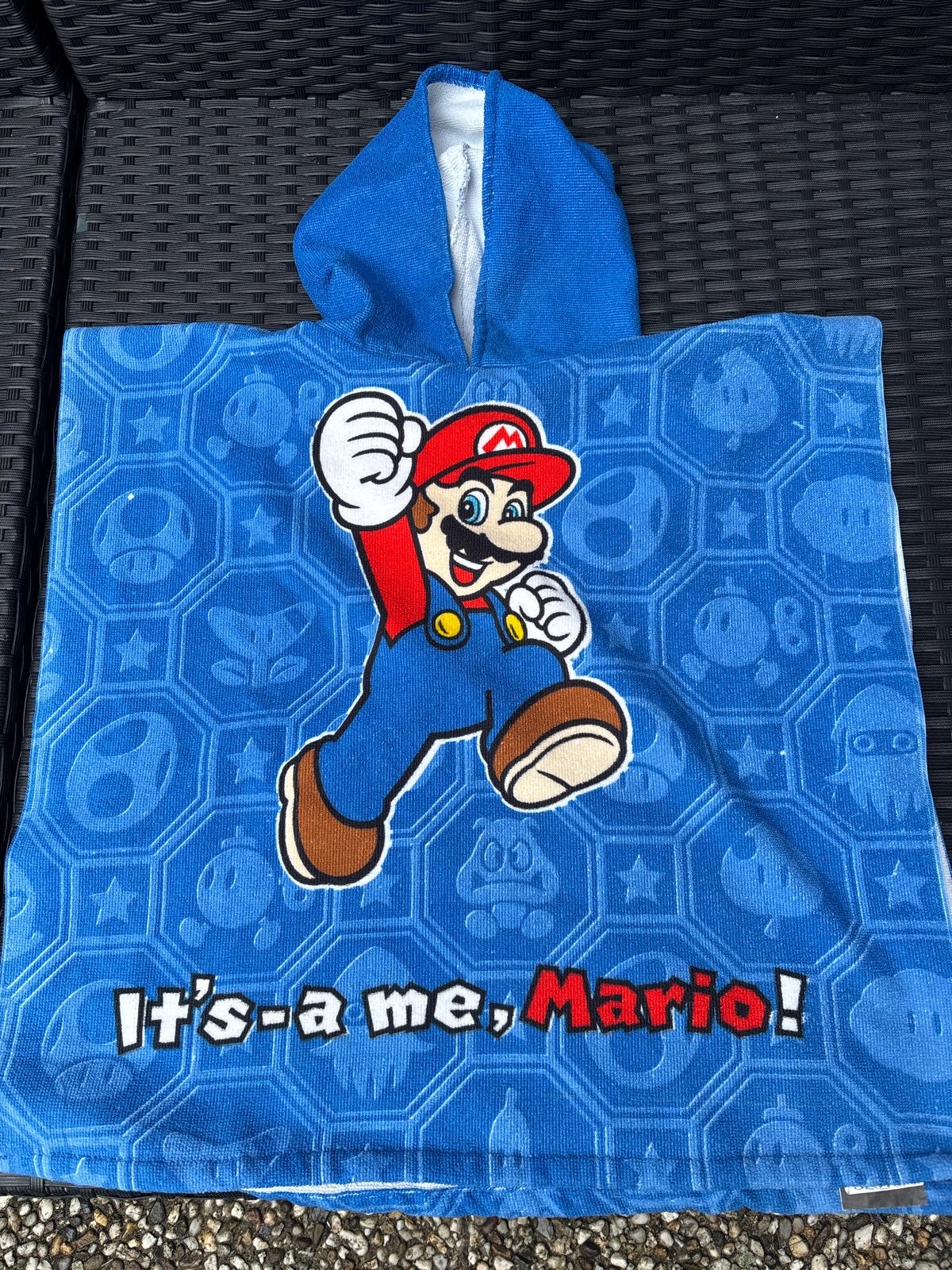 Super Mario & Luigi Kinder Poncho Handdoek met Capuchon, Ophalen, Gebruikt, Jongen of Meisje