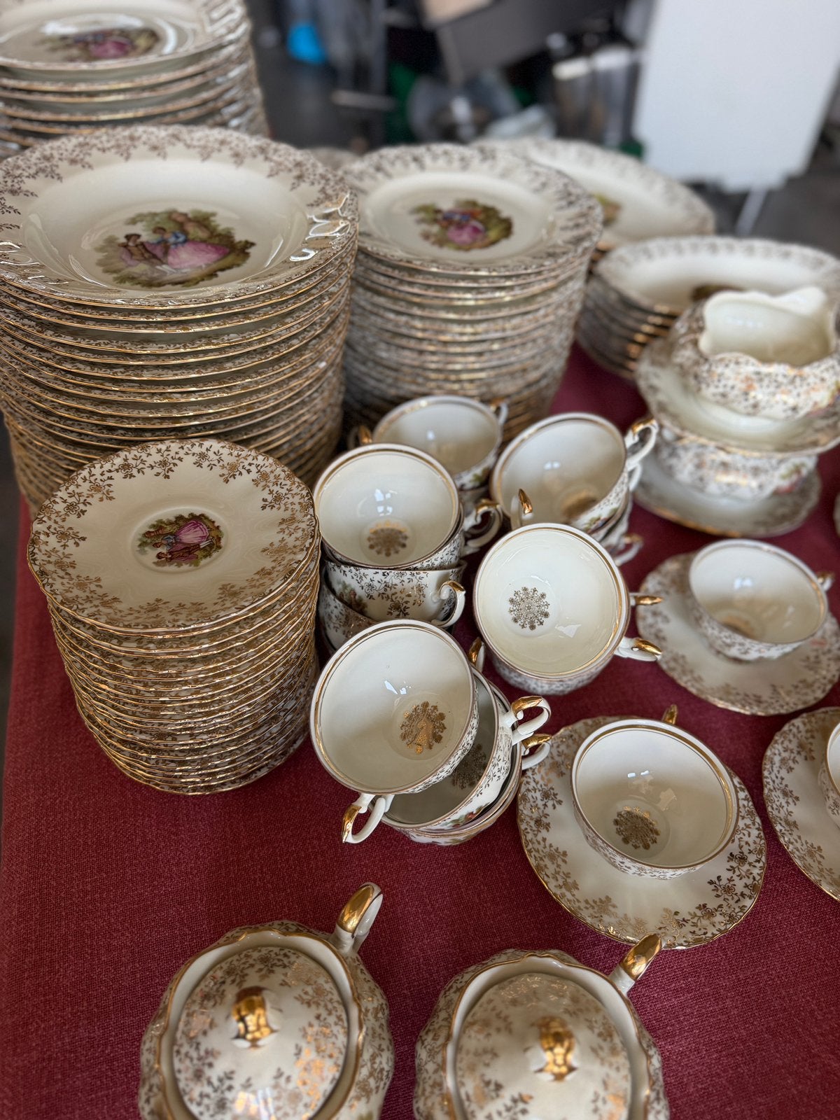Servies bavaria kronester, Antiek en Kunst, Ophalen