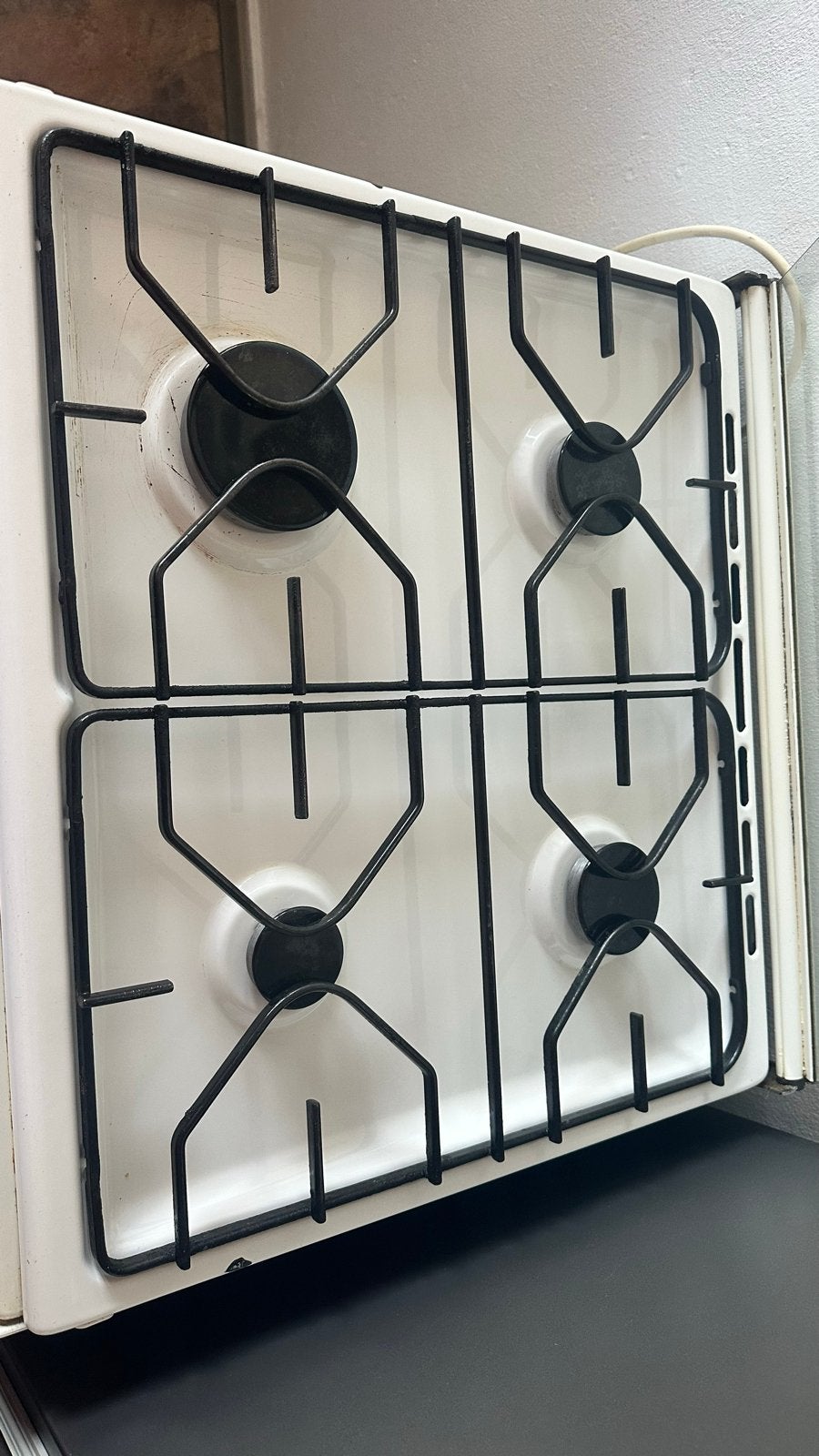 Bosch gasfornuis met elektrische oven en turbofunctie, Ophalen, Gebruikt, Hete lucht, 4 kookzones