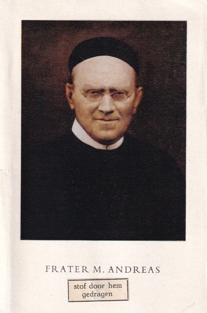Frater Andreas 1841 Udenhout 1917 Tilburg, Verzamelen, Bidprentjes en Rouwkaarten, Ophalen of Verzenden, Bidprentje