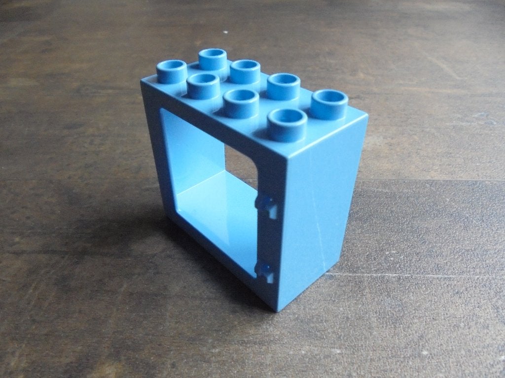 Lego Duplo D/W Frame Flat Front Surface (zie foto's) 5, Ophalen of Verzenden, Gebruikt, Losse stenen, Duplo